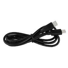 Stolní lampa, černý plast, chrom, dotykový stmívač, bez adaptéru, USB-C - USB-C, Flexo, CR18650 2200mAh 3,7V, přepínatelné 30 %, 70 %, 100 %, DxŠxV:25x6,5x50cm, LED 5W 230V, zdroj 500lm, výstup 380lm, 5000K