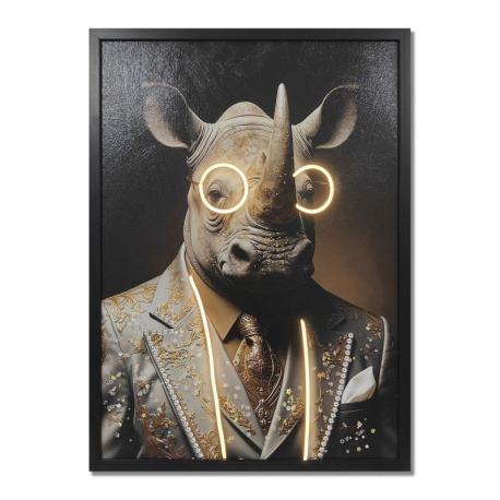 Obraz na plátně, barevné PVC, kolébkový vypínač, 520×33×720 mm, LED 5W 5V, 3000K