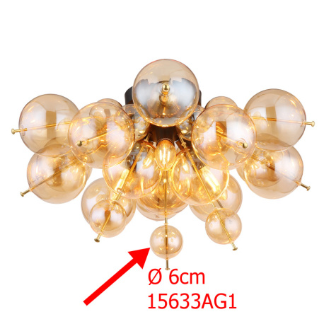 Náhradní sklo, Ø:6cm