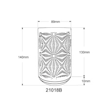 Stolní lampa, plast bílý matný, kov zelená, dotykové zapnutí/vypnutí, změna barev RGB, fixace barev RGB, bez adaptéru, USB-C-USB-C, akumulátor 1xCR18650 500mAh 3,7V, ø: 80mm, V: 140mm, včetně LED 1W 2 RGB + 6000K