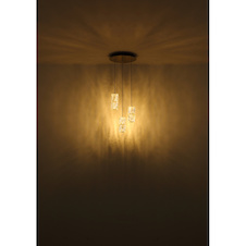 Závěsná lampa, kov zlaté barvy antik, kov černý matný, čiré sklo, kabel PVC černý, výškově nastavitelná, ø: 360mm, V: 1500mm, včetně LED 25W 230V, zdroj 2900lm, výstup 1500lm, 3000K