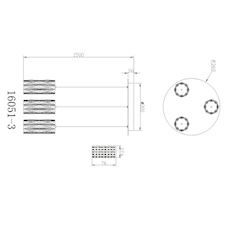 Závěsná lampa, kov zlaté barvy antik, kov černý matný, čiré sklo, kabel PVC černý, výškově nastavitelná, ø: 360mm, V: 1500mm, včetně LED 25W 230V, zdroj 2900lm, výstup 1500lm, 3000K