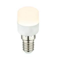 LED žárovka, hliník, plast opál, E14 mini, Ø2,5cm, V:5,8cm, 1xE14 LED 2,5W 230V, 220lm, 3000K.
